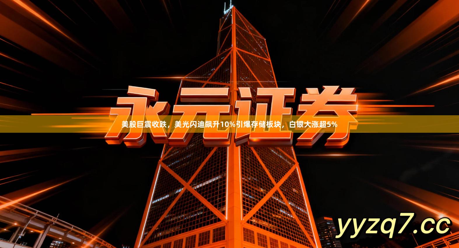 美股巨震收跌，美光闪迪飙升10%引爆存储板块，白银大涨超5%